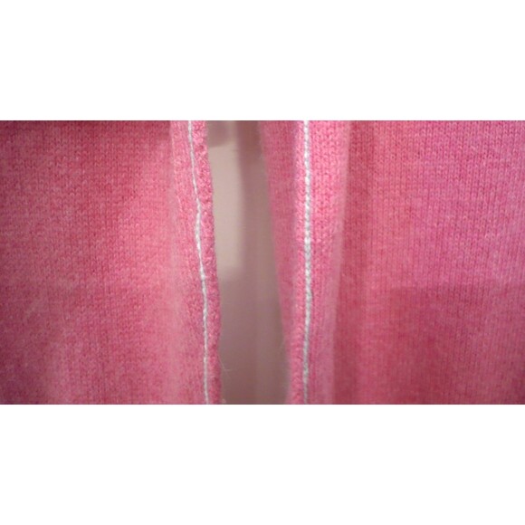 Vtg Y2K American Eagle Outfitters Preppy Pink L Fuzzy Angora Sweater Feminine - Picture 6 of 14